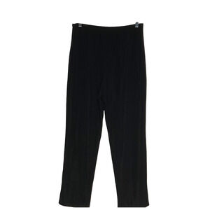 Susan Graver Petite Black Straight Pants